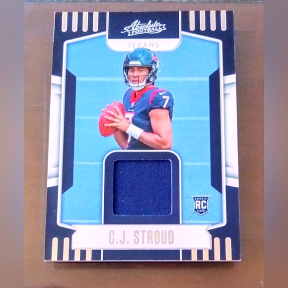 CJ Stroud Rookie Card Patch #ARM-40 - 2023 Panini Absolute Football - Picture 1 of 2